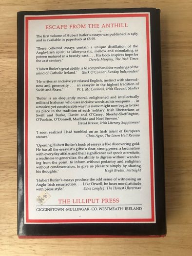 The Children of Drancy - Hubert Butler (Lilliput Press 1988 First Edition Hardback)