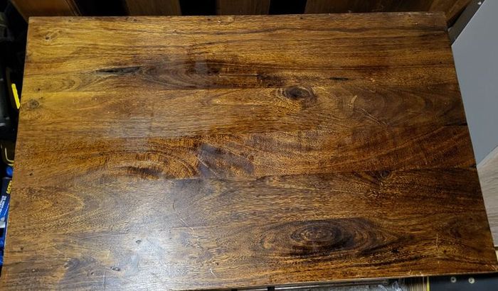 wooden unit