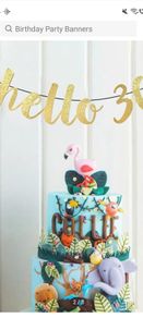 Hello 30 Birthday Banner