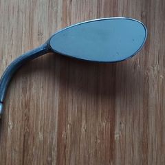Chrome motorbike rearview mirror