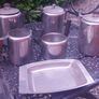 Stainless steel vintage teapot etc Image 2
