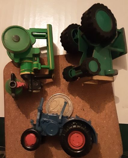 three tractor's