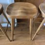 Ash Wood Stools x 4 Image 5