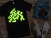 Don't touch my Bike t-shirt glow in the dark t-shirt biker t-shirt glowing logo