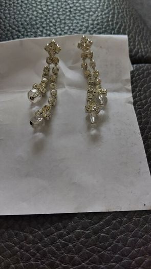 nice pair of earrings.