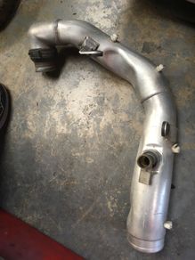 vw bora sport 150 ARL alloy turbo intake red tdi