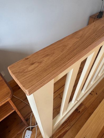 White King Size Wooden Bed Frame