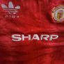 Original 90-92 Man Utd Jersey. Image 4