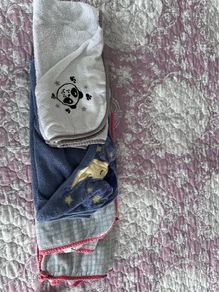 Hooded baby towels