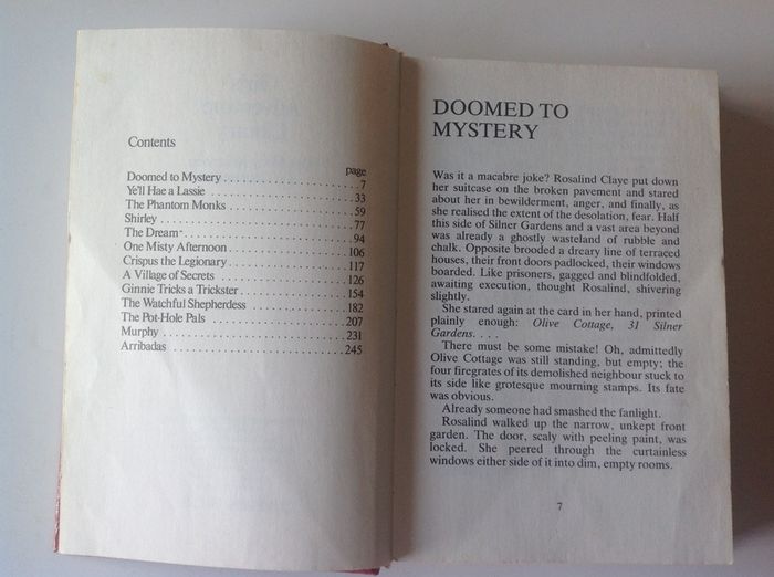 Girls' Adventure Library - One Misty Afternoon and Other Stories - Vintage hardback book