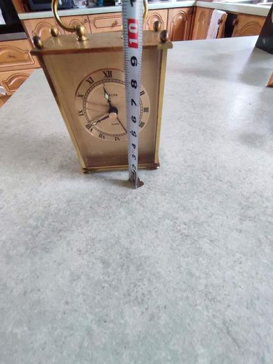 Lovely Small Brass Clock made In German.