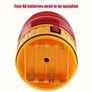 red yellow LED light, battery-powered magnetic safety light, Image 4