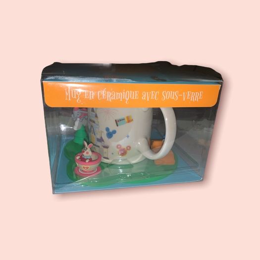 Disney World Mug and Coaster Set by Jerrod Maruyama
