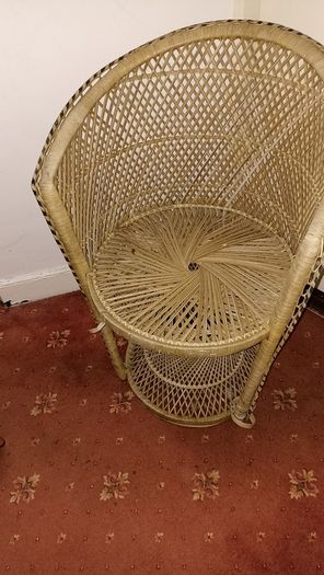 Vintage Rattan Tub Chair