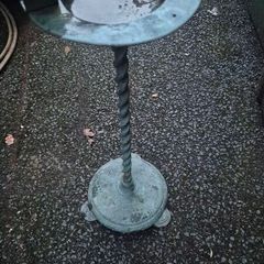 antique classic brass cigarette ashtray