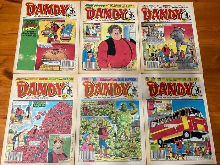 Comics: 'The Dandy' 1990 (45 numbers)