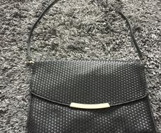 Large Black Clutch