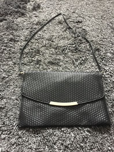 Large Black Clutch