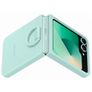 Original Samsung Galaxy Z Flip 6 Smartphone Silicone Case Mint Green Image 3