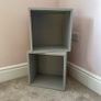 2 IKEA EKET Cube Shelves 35x25x35 cm Grey Image 4