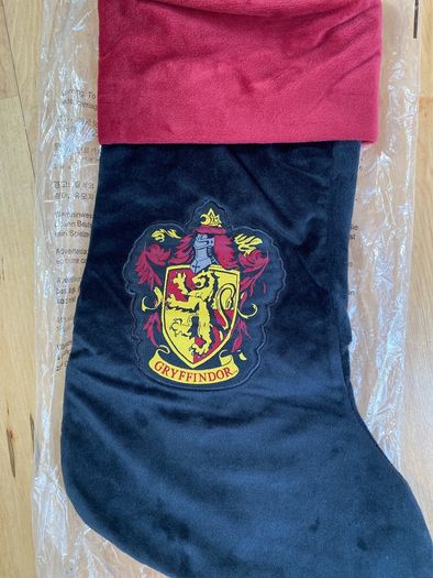 Harry Potter Christmas stocking Gryffindor and felt book cover