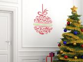 christmas ball decal