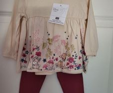 Girls Bambi Dress Set 6-9mths