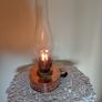 Antique Copper And Brass Portable Oil Lamp Image 4
