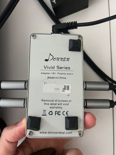 Donner Vintaverb Pedal
