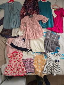 Bundle of 15 girl's Dresses size 2 yo