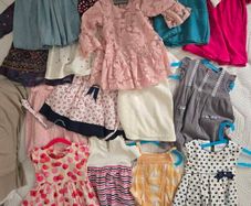 Bundle of 15 girl's Dresses size 2 yo
