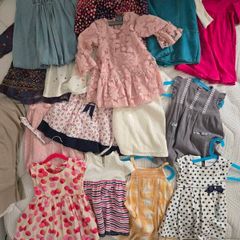 Bundle of 15 girl's Dresses size 2 yo
