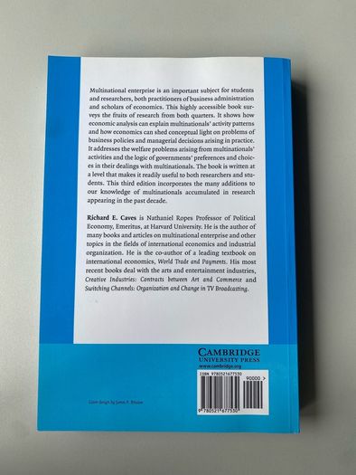 Multinational Enterprise and Economic Analysis RRP 65e