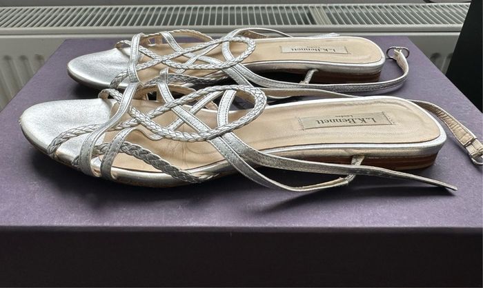 Silver LK Bennett sandals - sz 6