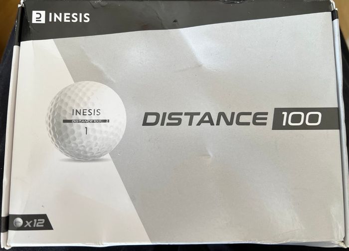 Inesis 'Distance 100' Golf Balls x12