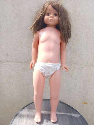 Approx 83 cm tall Vintage Doll