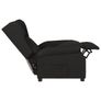 Recliner Chair Black Fabric Image 5