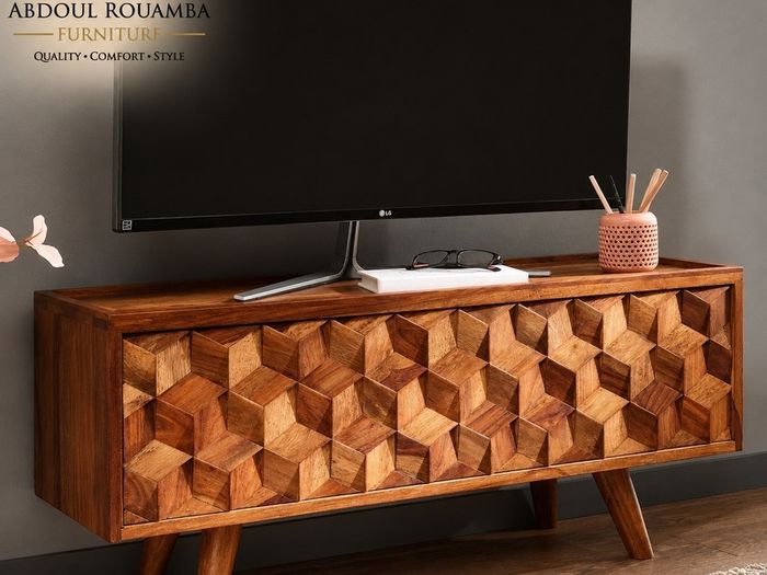 Solid Sheesham Wood TV Unit