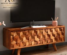 Solid Sheesham Wood TV Unit