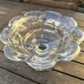 Clear Glass Pedestal Fruit Bowl Image 4