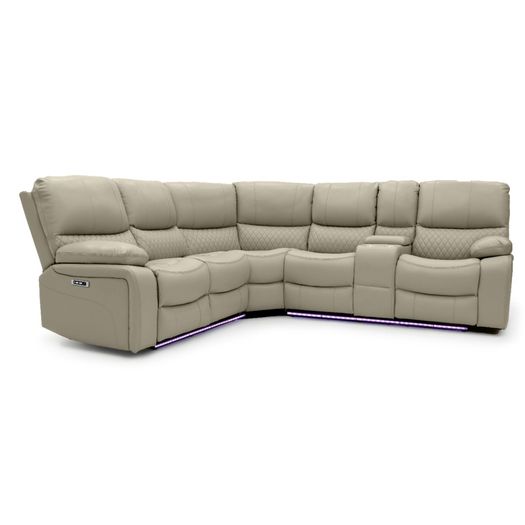 Rita Manual Leather Recliner Sofa