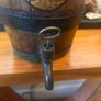 Antique "RB" Coopered Oak Beer Barrel Image 4