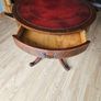 Regency-Style Mahogany Drum Table Image 6
