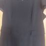Black peplum dress size 18 (free postage) Image 2