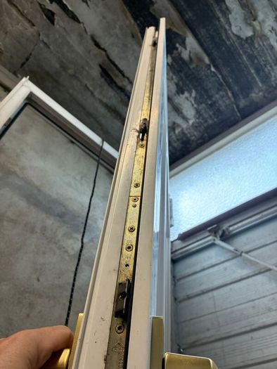 White PVC door & frame