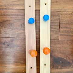 Ikea Flisat Knob racks for wall / Children wall rack