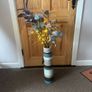Vase with artificial flowers and lights Image 2