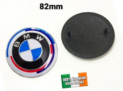 82mm BMW 50th M anniversary Bonnet/trunk Emblem