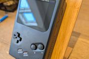 Gorgeous modded Gameboy - Gameboy DMG in new Black Shell with IPS LCD Upgrade - #433