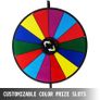 61 cm Color Prize Wheel Tripod Floor Stand Color Prize Wheel 14 Slots Dry Ease Fortune Spinner Fortune Spinning Game Image 5